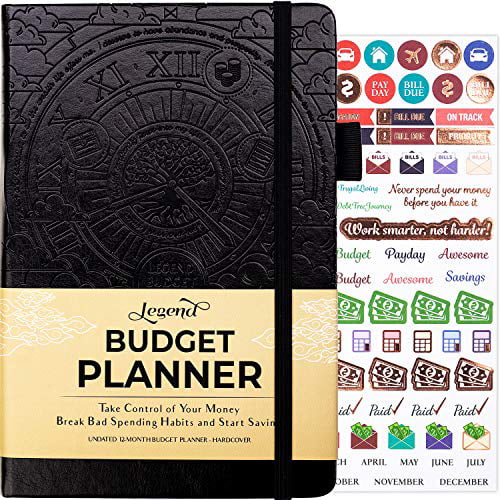 Deluxe Financial Planner Organizer /& Budget Book Rose Gold Legend Budget Planner Money Planner Account Book /& Expense Tracker Notebook Journal for Household Monthly Budgeting /& Personal Finance